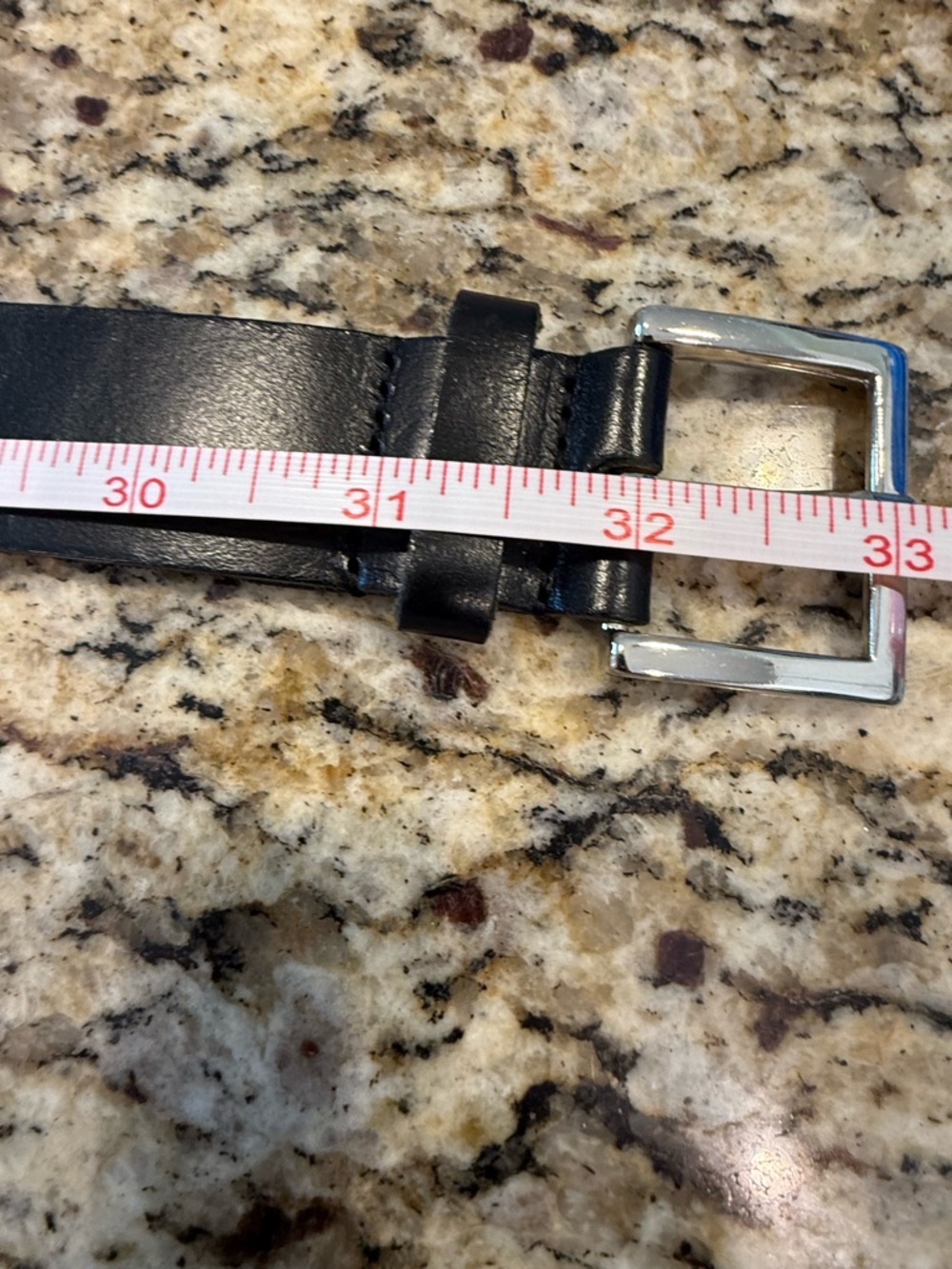 Sangiorgio black floral genuine leather belt silver buckle SZ SM - Picture 8 of 9